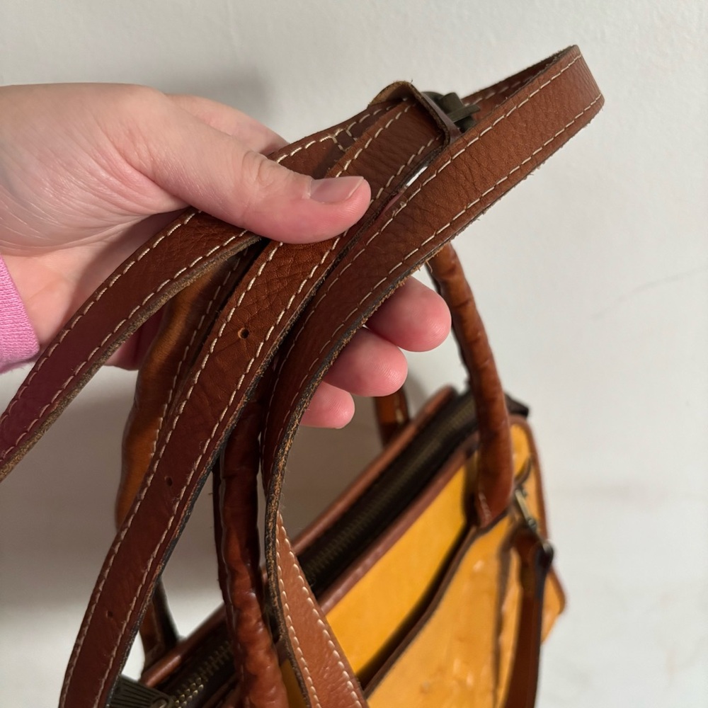 Patricia Nash Tooled Leather Satchel Crossbody Bag - Picture 8 of 12